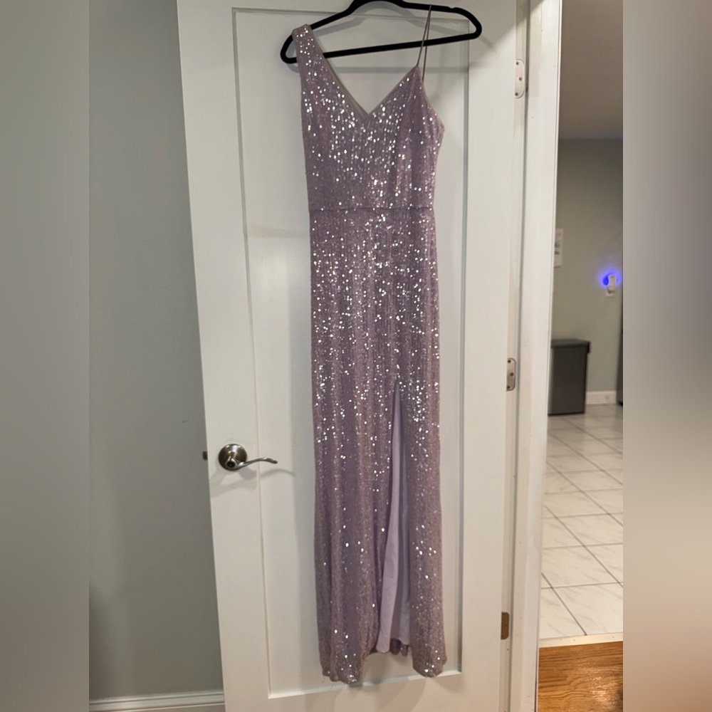 Aqua Formal Light Purple Dress